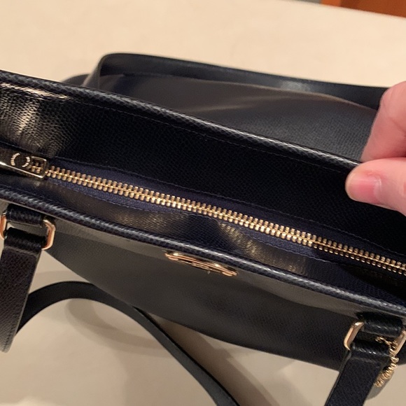 COACH Purse, Navy Blue. Great condition. - Picture 14 of 16